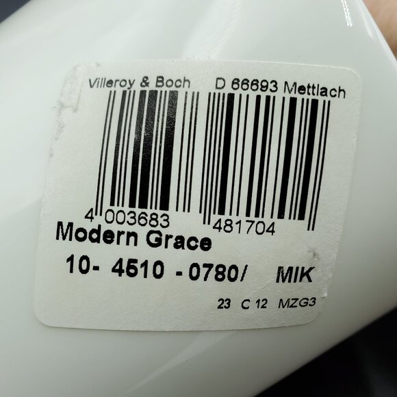 Villeroy & Boch Modern Grace Creamer German Bone Porcelain Individual Creamer - Picture 8 of 8